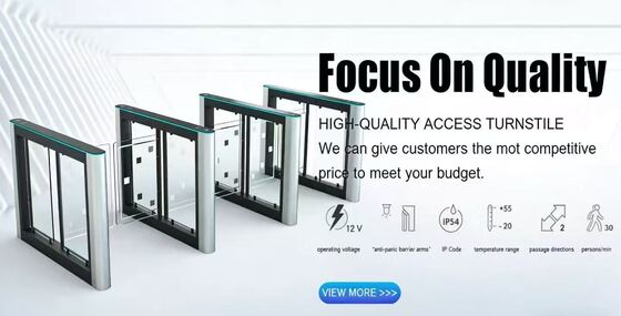 Купить Турникет Speed Gate с индикатором направления и светодиодными лампами для четкого отображения статуса прохода и улучшения пользовательского опыта online manufacture