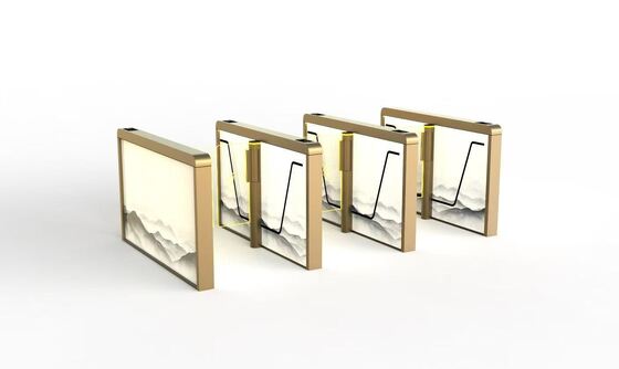 Купить Биологические скоростные турникеты для системы управления контролем доступа на входе в фитнес-центр, экономящие пространство online manufacture