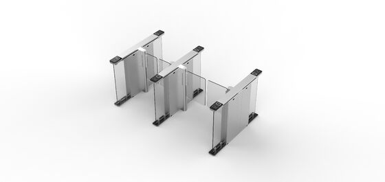 Купить Высокоскоростное распознавание лица с винтиком Контроль доступа электрический двухсторонний быстроходный охранный ворота для офиса тренажерный зал Flap барьер online manufacture