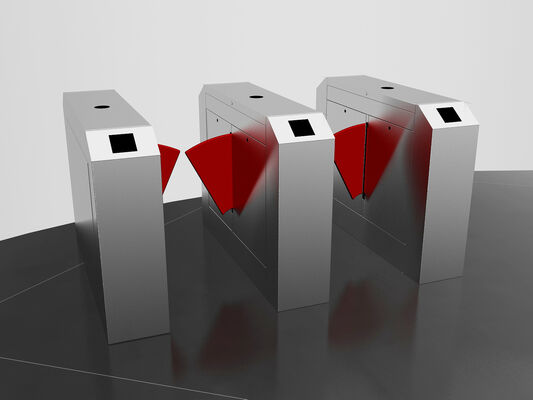 Купить RFID Access SS316 Flap Barrier Turnstile для станции метро online manufacture