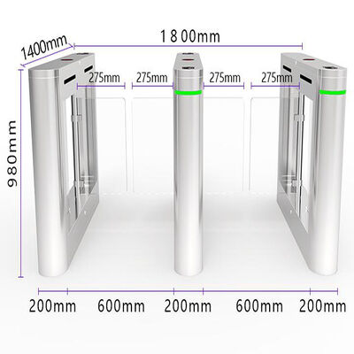 Хорошая цена 600 мм полоса AC220V двунаправленный поворотный барьер онлайн